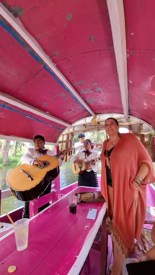 chef Ale with mariachi in mexico city chef Ale with mariachi in mexico city