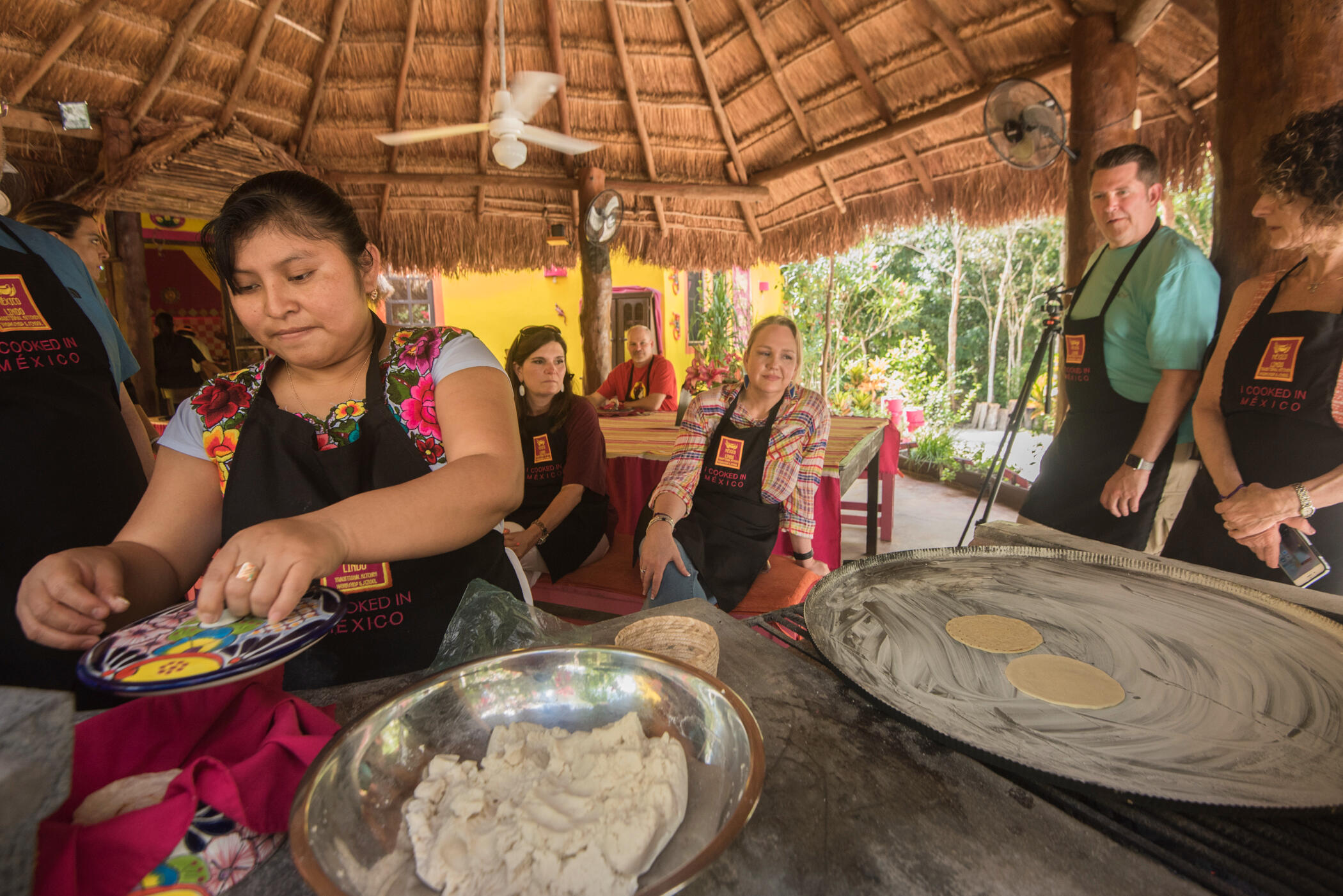 chef alejandra kauachi at her cooking school mexican chef alejandra kauachi